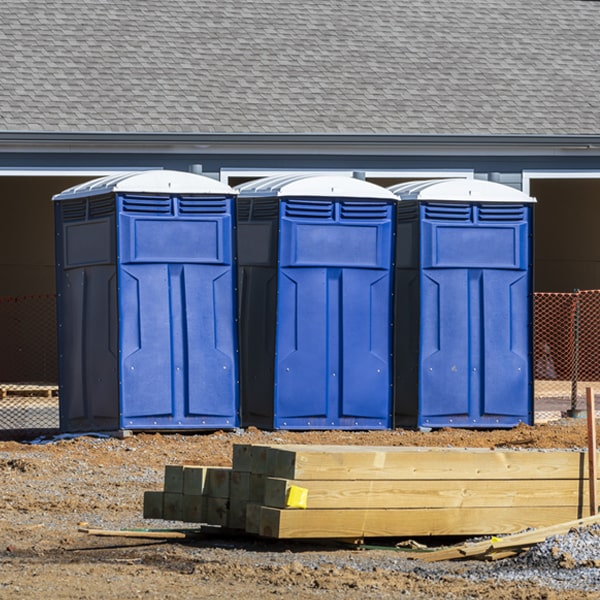 how often are the porta potties cleaned and serviced during a rental period in Millers Creek North Carolina